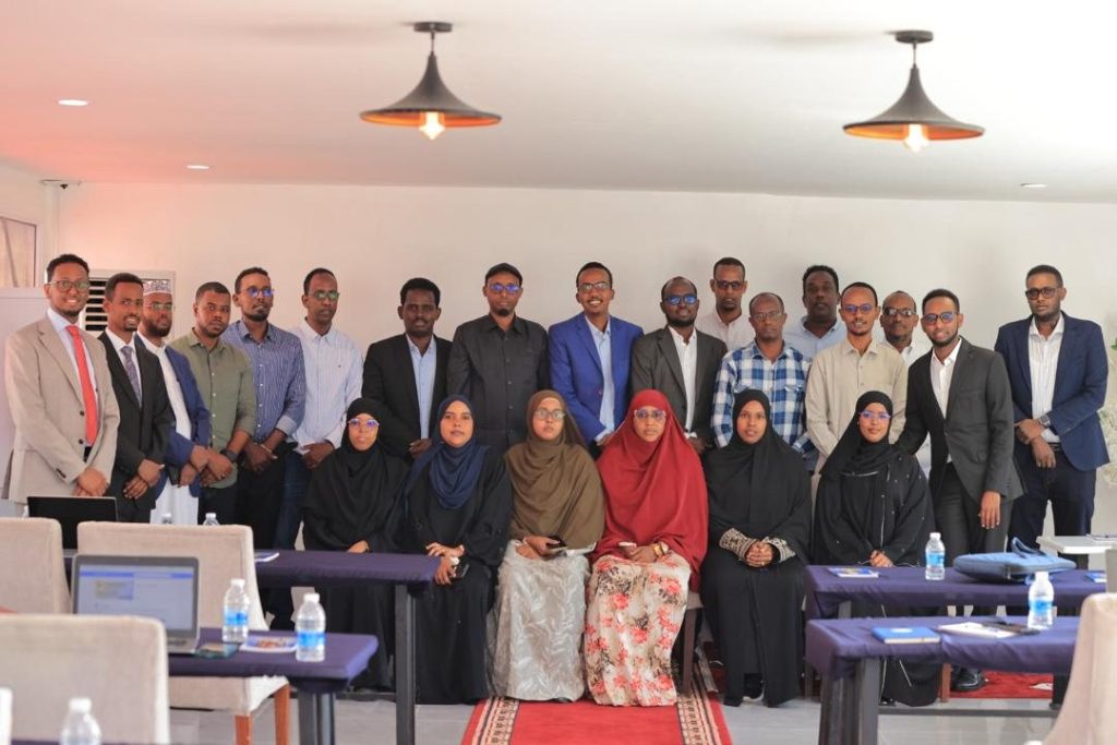Participants of the CURIOUS cascading training on curriculum development at Somali National University, Mogadishu, August 2026